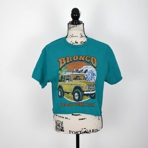 Junk Food Clothing Teal Bronco Graphic Tee